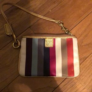 Small coach wristlet